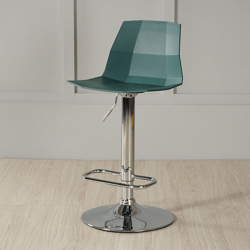 Contemporary Swivel Adjustable Height Stool Matte Finish Plastic Home Barstool Clearhalo 'Bar Furniture' 'Bar Stools' 'bar_stools' 'Furniture' 'furniture_bar_stools' 'Kitchen & Dining Furniture' 1200x1200_67b72199-c06e-4649-a0c6-6a20cb27706b