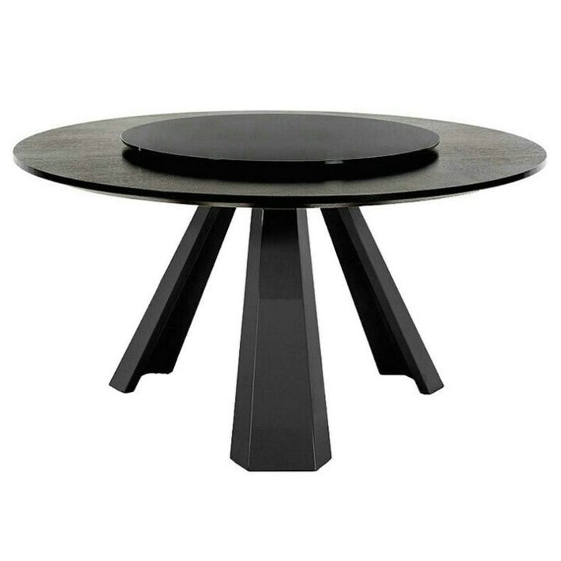 Solid Wood Dining Table Contemporary Dining Site Table with Tripod Base Clearhalo ' dining_table' 'Dining Tables & Seating' 'Dining Tables' 'Furniture' 'furniture_dining_table' 'Kitchen & Dining Furniture' 'kitchen&dining_furn' 'kitchen' 'kitchen_dining_table' 1200x1200_67b73017-89b0-488b-8ebc-e294e6a71fcd