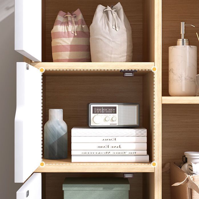 Engineered Wood Shelf Bookcase With Cabinets Rectangular Bookshelf Clearhalo 'Bookcases' 'furn' 'furn_bookcases' 'Furniture' 'Office Furniture' 1200x1200_67bb38f8-53cc-473a-802d-3f0a9f529970