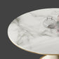 Round Glam Dining Room Set 1/4/5/9 Pcs Sintered Stone Dining Table and Chairs Clearhalo 'Dining Room Sets' 'Dining Tables & Seating' 'dining_room_set' 'furn' 'furn_dining_room_set' 'Furniture' 'Kitchen & Dining Furniture' 1200x1200_67bb5dd1-9850-48da-af91-14330d7b4288
