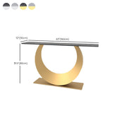 Rectangle Console Accent Table Glam Antique Finish Console Sofa Table