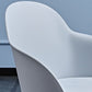 Contemporary Plastic Restaurant Arm Chair Matte Finish Solid Back Dining Chair (Set of 4) Clearhalo ' kitchen&dining_furn' 'Dining Chairs' 'Dining Tables & Seating' 'dining_chair' 'Furniture' 'furniture_dining_chair' 'Kitchen & Dining Furniture' 'kitchen' 1200x1200_67be0457-41c3-4d6a-941c-983465a0f9ac