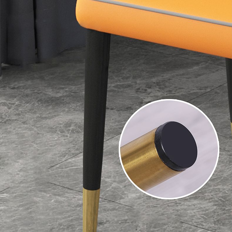 Home Scandinavian Arm Chair Parsons Back Upholstered Metal Dining Room Chair Clearhalo ' kitchen&dining_furn' 'Dining Chairs' 'Dining Tables & Seating' 'dining_chair' 'furn' 'furn_dining_chair' 'Furniture' 'furniture_dining_chair' 'Kitchen & Dining Furniture' 'kitchen' 1200x1200_67bec88f-0096-4b8d-bb40-f4655455005c