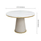Scandinavian Fixed Dining Room Table Set with Pedestal Base Dining Table Furniture Clearhalo 'Dining Room Sets' 'Dining Tables & Seating' 'dining_room_set' 'furn' 'furn_dining_room_set' 'Furniture' 'furniture_dining_room_set' 'Kitchen & Dining Furniture' 'kitchen&dining_furn' 'kitchen' 1200x1200_67beeda0-c244-4302-839d-ab39999e0b2f