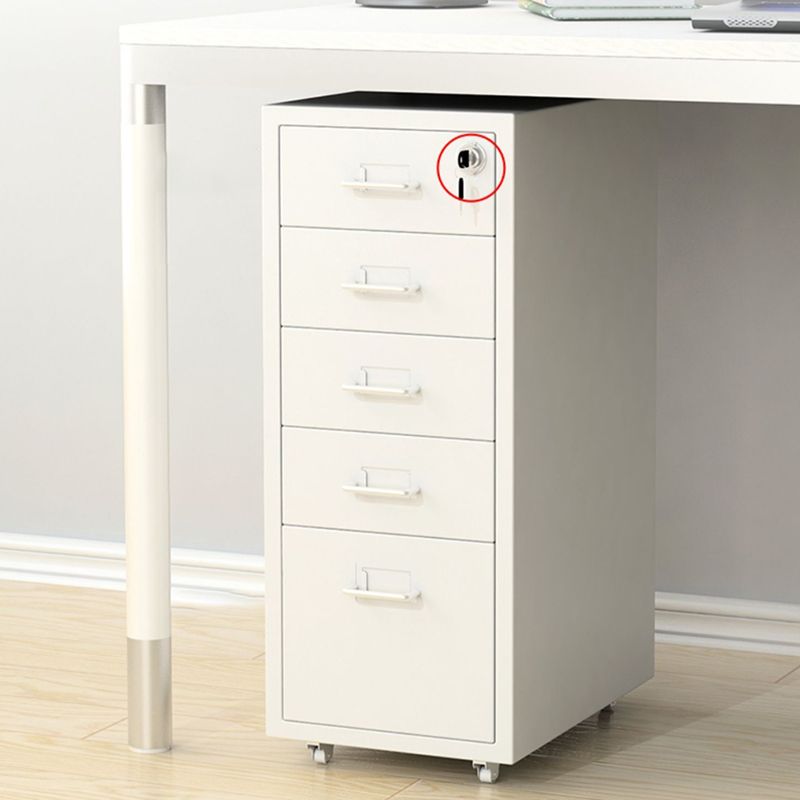 Traditional Steel Cabinet with Drawers and Pedestal Vertical Filing Cabinet Clearhalo 'Filing Cabinets' 'filling_cabinets' 'furn' 'furn_filling_cabinets' 'Furniture' 'Office Furniture' 1200x1200_67c33942-030b-40ef-b579-8f9dbf952dc5