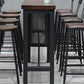 Modern Bar Dining Table Rectangle Bar Solid Wood Table in Brown Clearhalo 'Bar Furniture' 'Bar Tables' 'bar_tables' 'furn' 'furn_bar_tables' 'Furniture' 'Kitchen & Dining Furniture' 1200x1200_67c6f911-15dc-4ef3-9bf8-a0176c8205ea