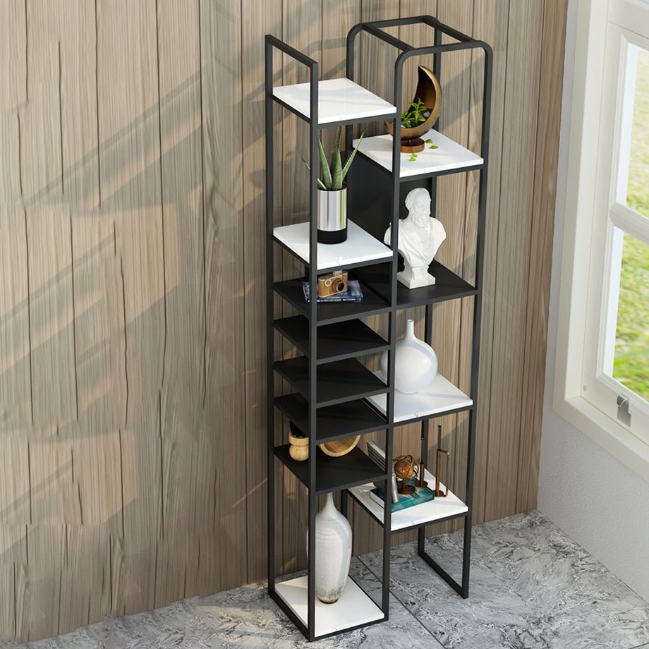 70.87"H Bookcase Contemporary Style Open Back Bookshelf for Home Office