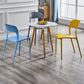 Contemporary Plastic Side Chair Home Stacking Open Back Armless Dining Side Chair Clearhalo ' kitchen&dining_furn' 'Dining Chairs' 'Dining Tables & Seating' 'dining_chair' 'furn' 'furn_dining_chair' 'Furniture' 'furniture_dining_chair' 'Kitchen & Dining Furniture' 'kitchen' 1200x1200_67c81266-45e9-42b0-b0d4-c6667fe50fb4