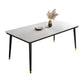 Industrial Sintered Kitchen Dining Table Rectangle Standard Dining Table with 4 Legs Base Clearhalo ' dining_table' 'Dining Tables & Seating' 'Dining Tables' 'furn' 'furn_dining_table' 'Furniture' 'furniture_dining_table' 'Kitchen & Dining Furniture' 'kitchen&dining_furn' 'kitchen' 'kitchen_dining_table' 1200x1200_67cc318b-a32c-474a-9e4b-5ebc7e3c4273
