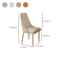 Home Glam Dining Side Chair Kitchen Faux Leather Upholstered Chair