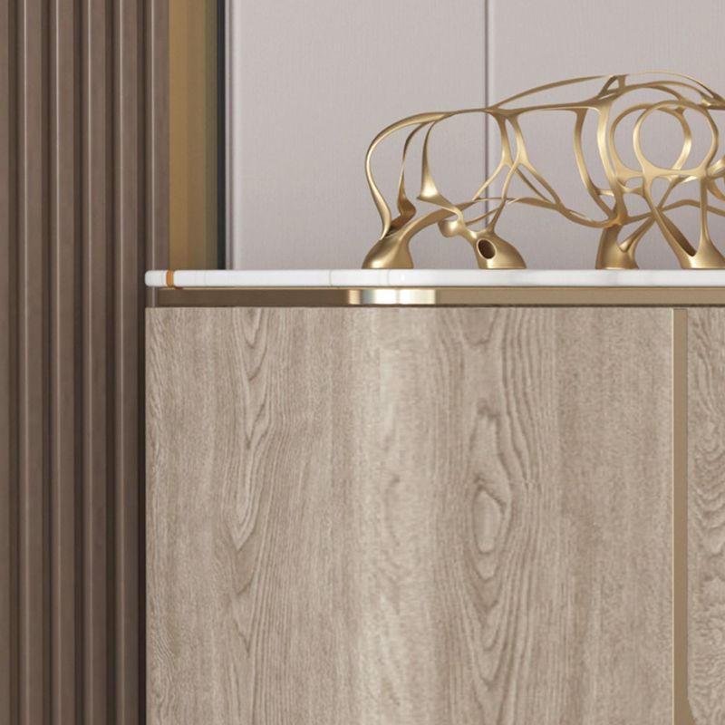 Tavolo da tavolo da tavolo a buffet glam tavolo da sideboard con porte per soggiorno