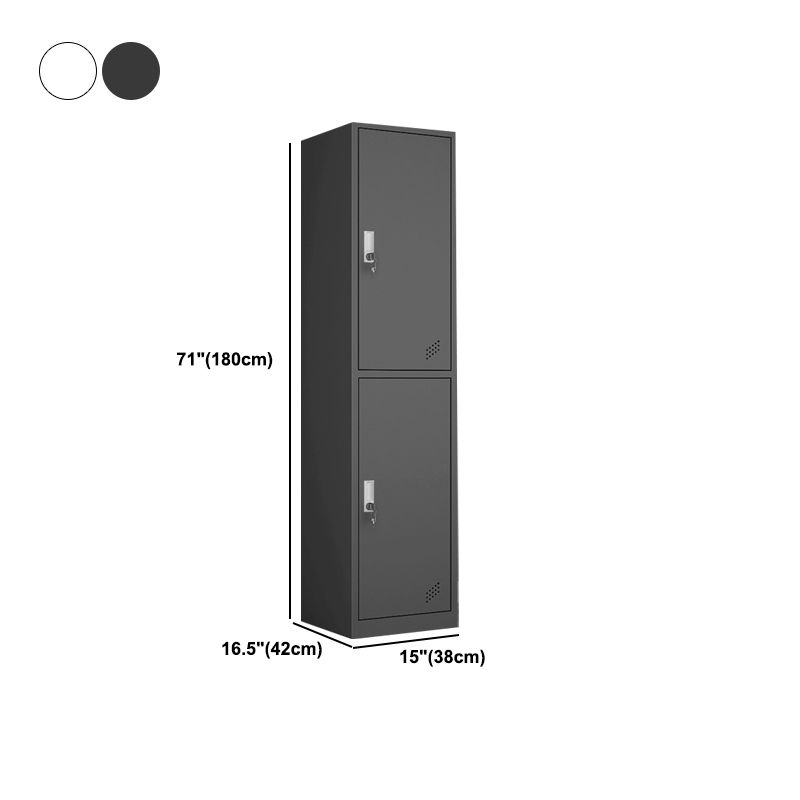Scharnierende garderobe armoire eigentijdse metalen opbergkast voor thuis