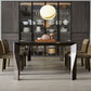 Rectangular Black Stone Table Top Dining Table with 4 Foot Metal Base Clearhalo 'Dining Tables & Seating' 'Dining Tables' 'dining_table' 'furn' 'furn_dining_table' 'Furniture' 'Kitchen & Dining Furniture' 1200x1200_67cf17fa-ae32-4aef-aead-2dd28cfd96a5