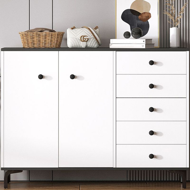 Modern White Storage Chest Dresser Wood Combo Dresser with Drawers and Doors Clearhalo 'Bedroom Furniture' 'Dressers & Chests' 'dressers_chests' 'furn' 'furn_dressers_chests' 'Furniture' 1200x1200_67d0d72a-ca27-4788-b040-2e786048d293