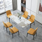 Sintered Stone Dining Table Modern Rectangle Dining Table with Acrylic Base for Home Use Clearhalo ' dining_table' 'Dining Tables & Seating' 'Dining Tables' 'furn' 'furn_dining_table' 'Furniture' 'furniture_dining_table' 'Kitchen & Dining Furniture' 'kitchen&dining_furn' 'kitchen' 'kitchen_dining_table' 1200x1200_67d3a705-864b-48fe-8ec8-85ea5f23d63a