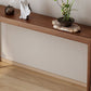 Tavolo da console rettangolare moderna Tabella di divano console in legno in naturale/marrone