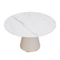 Round Sintered Stone Dining Table Traditional Luxury Table for Home Clearhalo 'Dining Tables & Seating' 'Dining Tables' 'dining_table' 'furn' 'furn_dining_table' 'Furniture' 'furniture_dining_table' 'Kitchen & Dining Furniture' 'kitchen' 'kitchen_dining_table' 1200x1200_67d59000-9000-4d64-8202-3fe1c9195009
