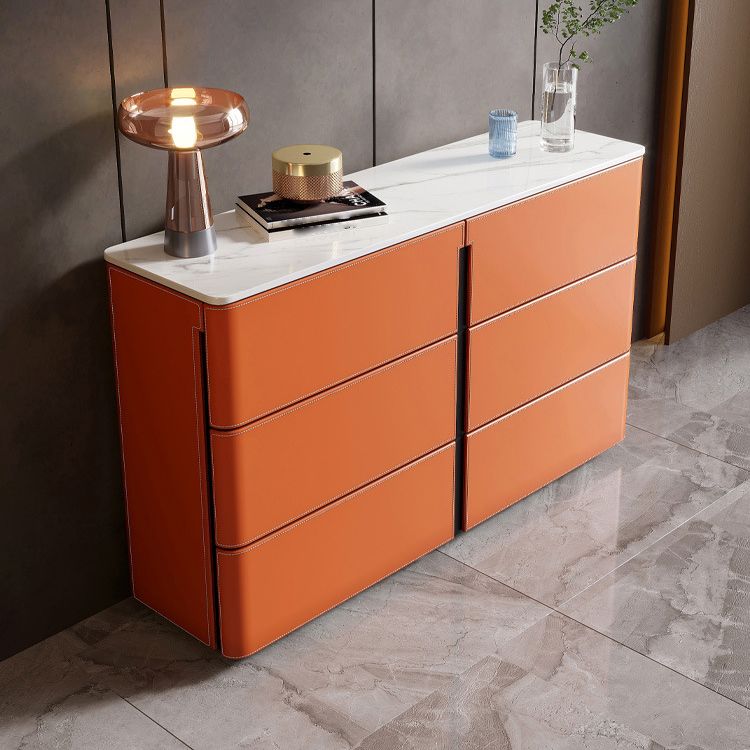 31,5 "H bullette de style moderne serveur de style moderne avec tiroirs pour cuisine et salle à manger