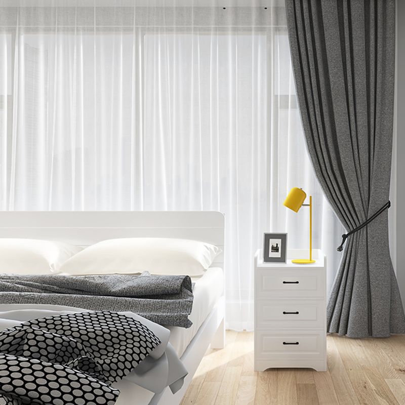 Cajón de la mesa de acento contemporáneo Cajón de almacenamiento de la cama de la cama de la cama