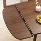 Extendable Rubber Wood Table in Nature/walnut Modern Rectangle Table with 4 Legs Clearhalo ' dining_table' 'Dining Tables & Seating' 'Dining Tables' 'Furniture' 'furniture_dining_table' 'Kitchen & Dining Furniture' 'kitchen&dining_furn' 'kitchen' 'kitchen_dining_table' 1200x1200_67e1e335-d96d-4abb-ac1c-16bc7d399ba4