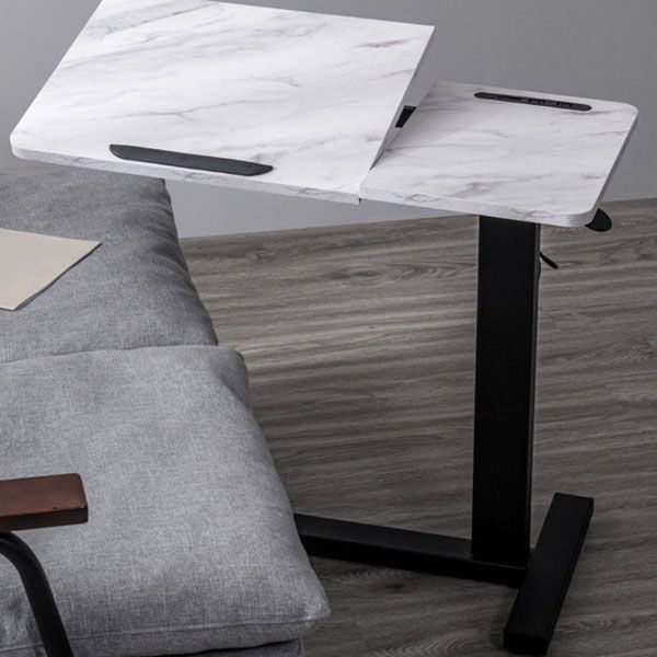 モダンスタイルの人工木製デスクホーム寮調整可能なライティングデスク、31.4 "L x 15.7" w