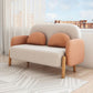 Scandinavian Loveseat with 2 Pillows and Square Arm for Apartment Clearhalo 'furn' 'furn_sofas' 'Furniture' 'furniture_sofas' 'Living Room Furniture' 'Sofa' 'sofas' 1200x1200_67e41439-d7c0-43ea-9009-d828db13689a