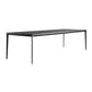 Rectangle Contemporary Dining Room Table Sintered Stone Table with 4 Black Legs Clearhalo ' dining_table' 'Dining Tables & Seating' 'Dining Tables' 'Furniture' 'furniture_dining_table' 'Kitchen & Dining Furniture' 'kitchen&dining_furn' 'kitchen' 'kitchen_dining_table' 1200x1200_67e49d9e-403e-444a-bb37-15d10800c5f8