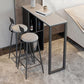 Rectangle Stone Top Counter Table Industrial 42-inch Height Table for Indoor Clearhalo 'Bar Furniture' 'Bar Tables' 'bar_tables' 'furn' 'furn_bar_tables' 'Furniture' 'furniture_bar_tables' 'Kitchen & Dining Furniture' 1200x1200_67e4fd42-6bce-4371-92a3-fb250063823b