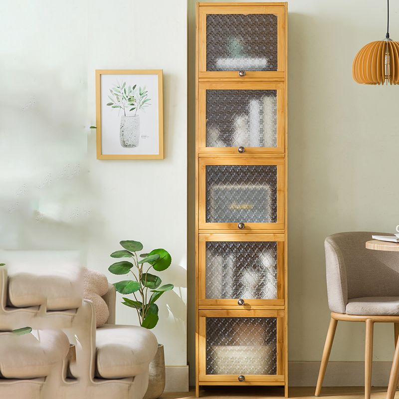 Glass Door Cabinet Scratch Resistant Accent Cabinet with Doors Clearhalo 'Cabinets & Chests' 'cabinets_chests' 'furn' 'furn_cabinets_chests' 'Furniture' 'Living Room Furniture' 1200x1200_67e63251-3765-4458-8e33-5ddfdd9137aa