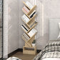 Contemporary Style Geometric Bookcase Vertical Closed Back Book Shelf Clearhalo 'Bookcases' 'furn' 'furn_bookcases' 'Furniture' 'furniture_bookcases' 'Office Furniture' 1200x1200_67e97008-1b86-4f11-b05f-97975e158e74