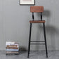 Modern Solid Wood Counter Stool Armless Bar Height Bar Stool with Footrest Clearhalo 'Bar Furniture' 'Bar Stools' 'bar_stools' 'furn' 'furn_bar_stools' 'Furniture' 'Kitchen & Dining Furniture' 1200x1200_67ea19c3-dd83-41f1-aea6-f39cdbbdbe65