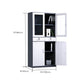 Modern File Cabinet Storage Shelves Color Block File Cabinet for Home or Office