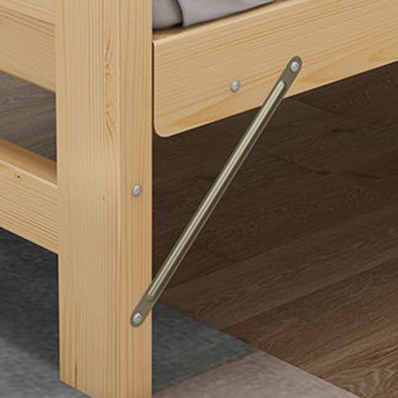 Scandinavian Wood Foldable Bed Low Profile Upholstered Bed with Mattress Clearhalo 'Bedroom Furniture' 'Beds' 'furn' 'furn_beds' 'Furniture' 1200x1200_67ed938e-1ecc-4c92-a7fb-d059242ec279