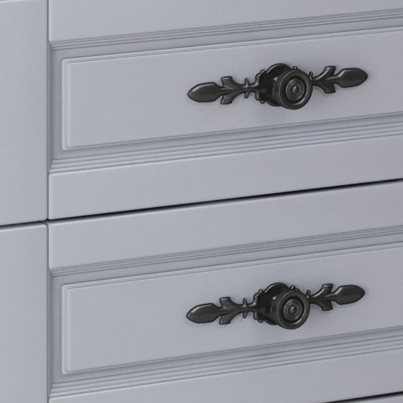 43.30" Tall Wood Accent Cabinet 5-Drawer Rectangular Accent Chest