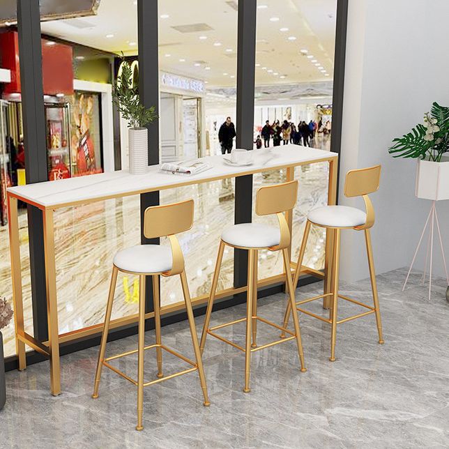 1/2/4 Piece Glam Matte Finish Pub Dining Set Sintered Stone Bar Table Set Clearhalo 'Bar Furniture' 'furn' 'furn_home_bar_bar_sets' 'Furniture' 'Home Bars & Bar Sets' 'home_bar_bar_sets' 'Kitchen & Dining Furniture' 1200x1200_67efc11c-fe9a-43fe-8467-4fc0599646ae