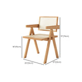 Pièces modernes 1/2/4/5/6/7 Pièces Ensemble de restauration Rectangle Pine Wood Dining Table pour salle à manger