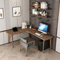 Scrivania per uffici a forma di L semplice da 29,6 pollici per la casa per camera da letto e soggiorno