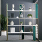70.87"H Bookcase Glam Style Open Back Bookshelf for Study Room Home Office Clearhalo 'Bookcases' 'furn' 'furn_bookcases' 'Furniture' 'furniture_bookcases' 'kitchen' 'kitchen_bookcases' 'Living Room Furniture' 'Office Furniture' 1200x1200_67f5e4a9-9d99-4548-931f-e6bc4134162f