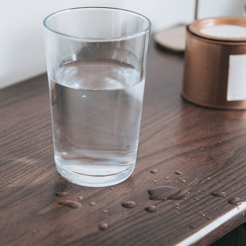 Bouchon de rangement à domicile en bois 31,5 "L Table du buffle rectangulaire moderne