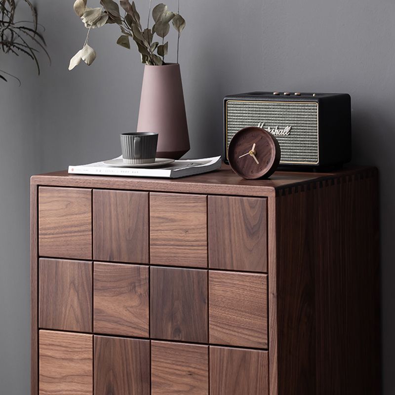 37.40" Tall Wood Accent Cabinet 5-Drawer Rectangular Accent Chest Clearhalo 'Cabinets & Chests' 'cabinets_chests' 'furn' 'furn_cabinets_chests' 'Furniture' 'Living Room Furniture' 1200x1200_67f90b33-b997-4125-a8db-05c7ab4466ed