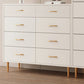 Contemporary Bar Pulls Accent Chest Straight Legs White Accent Chest with Drawer Clearhalo 'Cabinets & Chests' 'cabinets_chests' 'furn' 'furn_cabinets_chests' 'Furniture' 'Living Room Furniture' 1200x1200_67fe07cc-8c85-4b77-be9c-8e5e2eb8eeaa