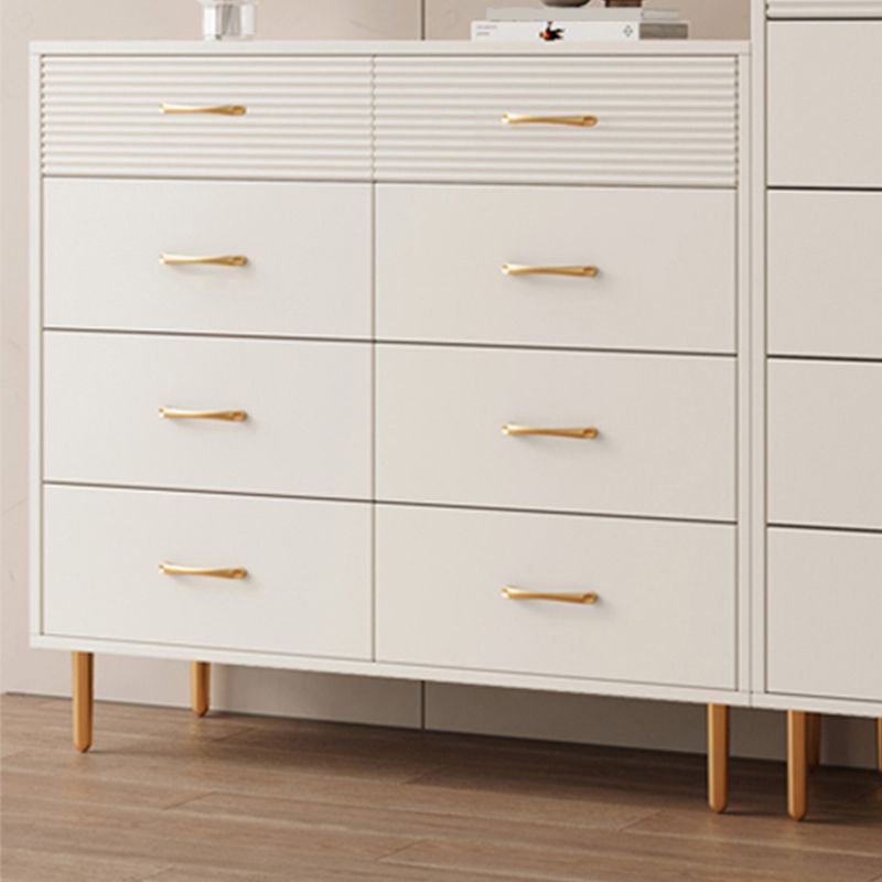 Contemporary Bar Pulls Accent Chest Straight Legs White Accent Chest with Drawer Clearhalo 'Cabinets & Chests' 'cabinets_chests' 'furn' 'furn_cabinets_chests' 'Furniture' 'Living Room Furniture' 1200x1200_67fe07cc-8c85-4b77-be9c-8e5e2eb8eeaa