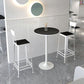 Contemporary Round Bar Dining Table Indoor Bar Height Pub Table Iron Base Clearhalo 'Bar Furniture' 'Bar Tables' 'bar_tables' 'furn' 'furn_bar_tables' 'Furniture' 'furniture_bar_tables' 'Kitchen & Dining Furniture' 'kitchen&dining_furn' 'kitchen' 1200x1200_67ff55e8-4d35-4449-bb94-eb372cbe8bf7