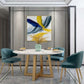 Metal and Stone Table Glam Style Minimalist Family Round Dining Table for Home
