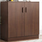 Modern Modern Side Cabinet Brown Accent Cabinet met deuren met deuren