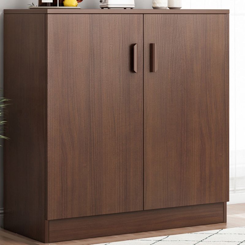 Modern Modern Side Cabinet Brown Accent Cabinet met deuren met deuren