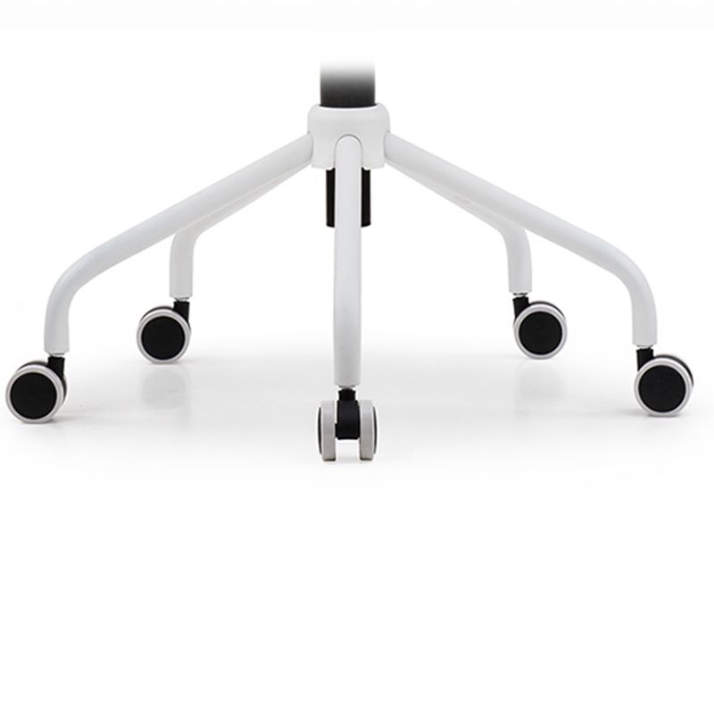 Silla de escritorio moderna brazos fijos tapizados sin silla angustiante