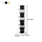 Geometric Metal Storage Bookcase Modern Home Office Bookshelf