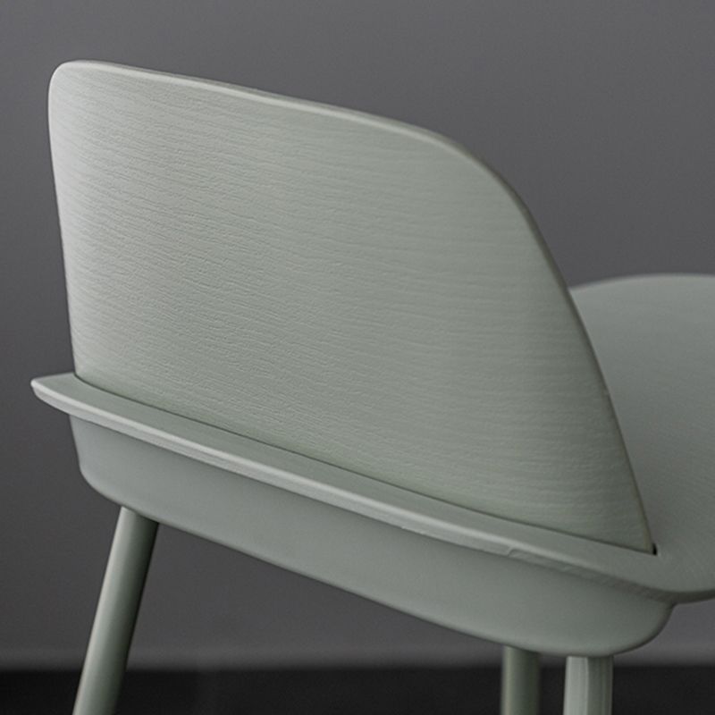 Rectangular Modern Plastic Bar Stool Backrest Footrest Counter Stool with Iron Legs Clearhalo 'Bar Furniture' 'Bar Stools' 'bar_stools' 'furn' 'furn_bar_stools' 'furniture_bar_stools' 'Kitchen & Dining Furniture' 'kitchen&dining_furn' 'kitchen' 'kitchen_furn' Furniture' 1200x1200_68083abe-e032-4904-862b-6504d7e74a0d