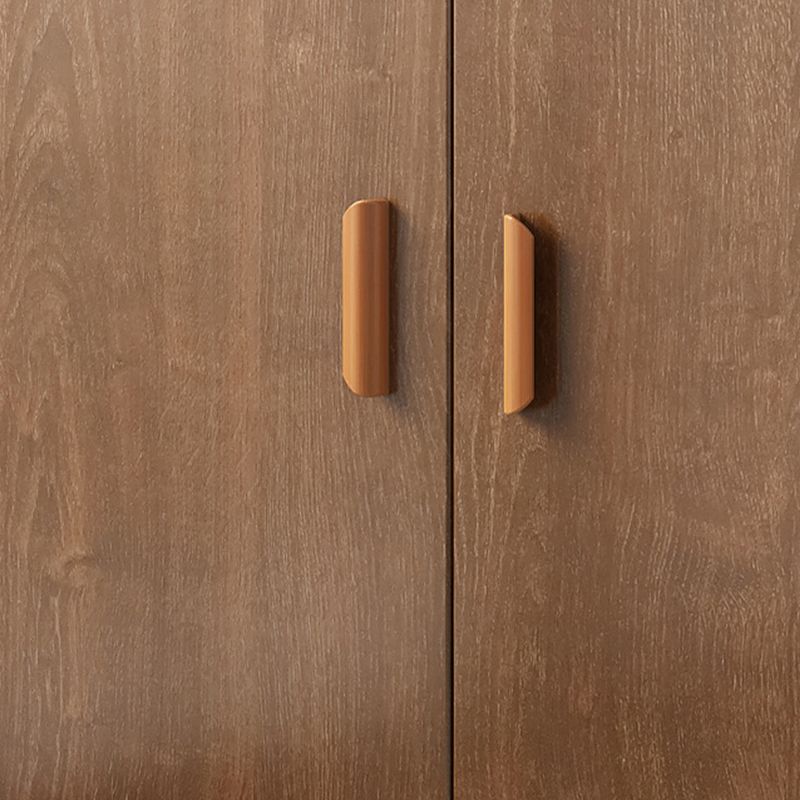 Modern Faux Wood Dining Hutch Standard 13.5" W Hutch Cabinet with Doors